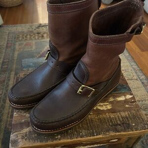 Vibram Rich Brown Leather Boots